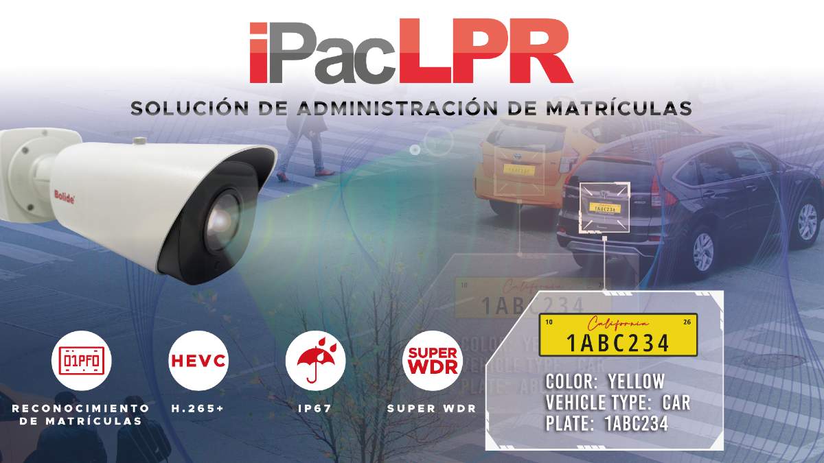iPac LPR Bolide Cámaras